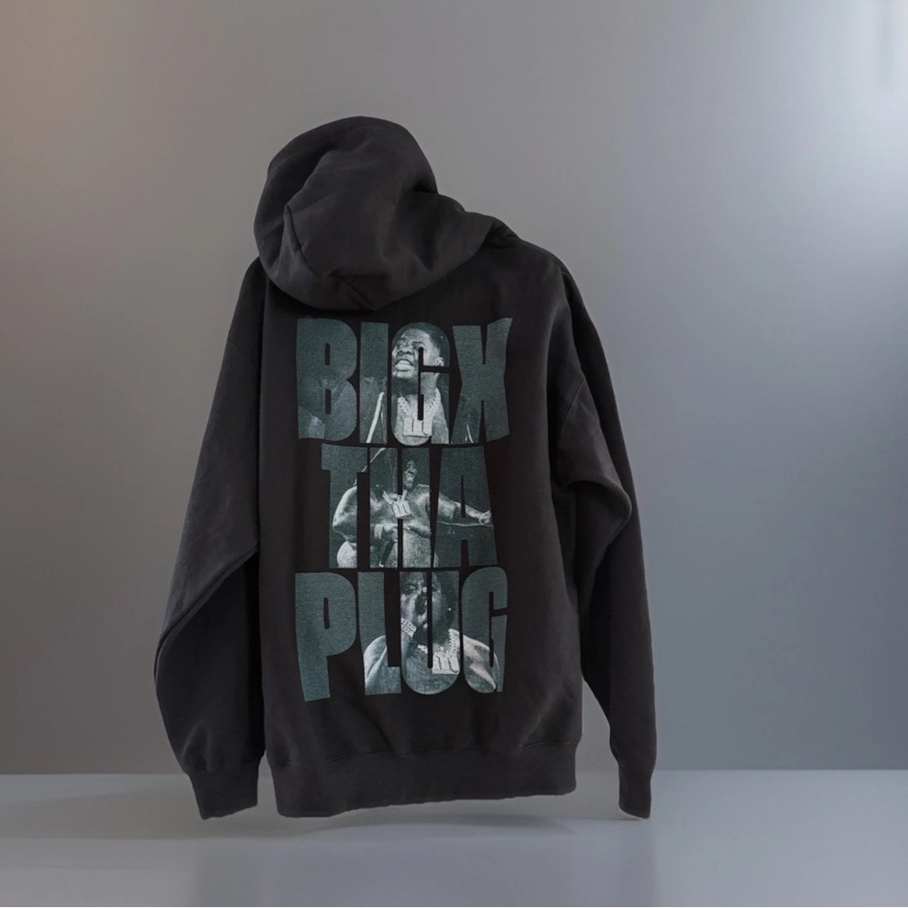 Big X Tha Plug  Hoodie Large Rap Hip Hop Trap Graphic Streetwear Sweatshirt LG